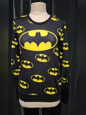 Batman  Black & Yellow Logo Costume Top